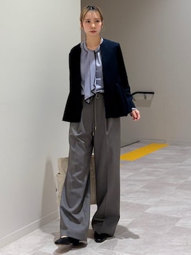 松原さん（レディース・153cm）の冬コーディネート