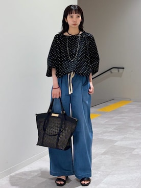松原さん（レディース・153cm）の夏コーディネート