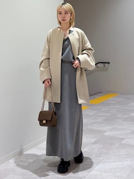 松原さん（レディース・153cm）の冬コーディネート