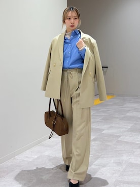 松原さん（レディース・153cm）の冬コーディネート