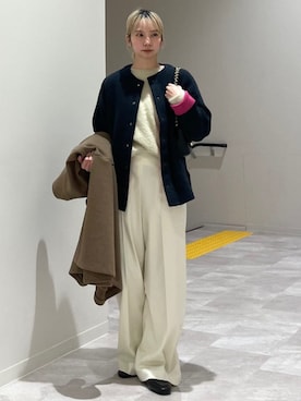 松原さん（レディース・153cm）の冬コーディネート