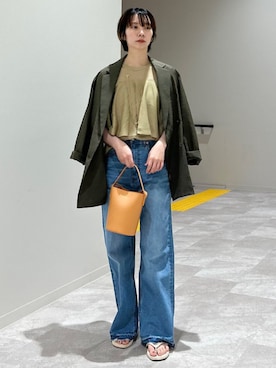 「アイテム（ブラジャー）」を使った、松原さん（レディース・153cm）の夏コーディネート
