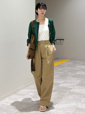 「アイテム（インナーウェア/肌着）」を使った、松原さん（レディース・153cm）の夏コーディネート