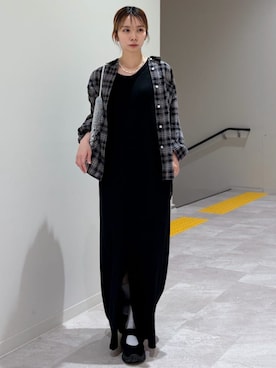 松原さん(レディース・153cm)の春コーディネート