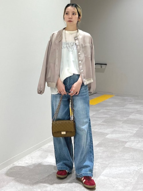 SHIPS for women / シップスウィメン SHIPS Colors:〈手洗い可能〉フロッキーロゴ ノースリーブ トップス SHIPS｜SHIPS Colors:＜手洗い可能＞フロッキーロゴ