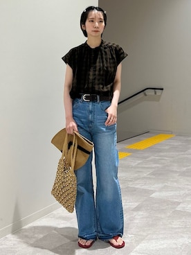 松原さん（レディース・153cm）の夏コーディネート