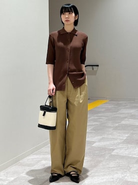 松原さん(レディース・153cm)の秋コーディネート