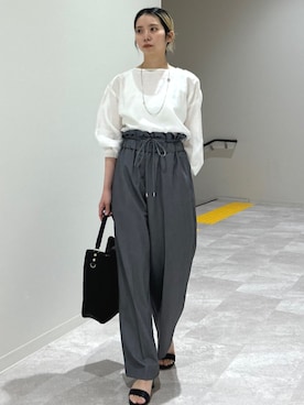 松原さん（レディース・153cm）の夏コーディネート