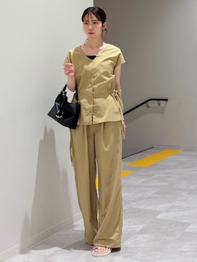松原さん(レディース・153cm)の夏コーディネート
