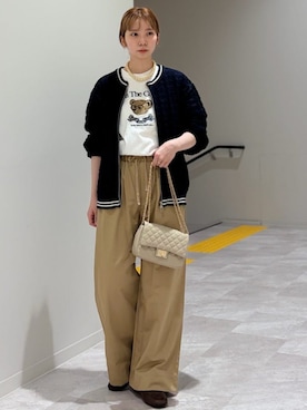 松原さん（レディース・153cm）の春コーディネート