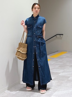 松原さん(レディース・153cm)の春コーディネート