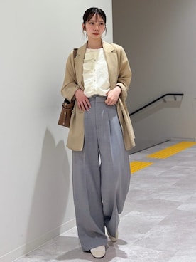 松原さん(レディース・153cm)の夏コーディネート