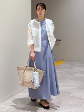 松原さん(レディース・153cm)の夏コーディネート