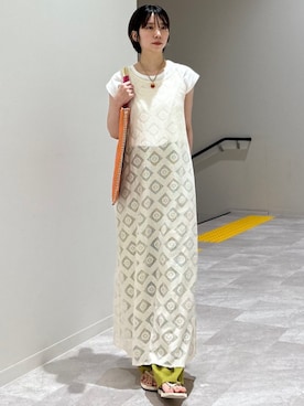 松原さん(レディース・153cm)の夏コーディネート