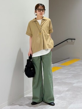 松原さん(レディース・153cm)の夏コーディネート