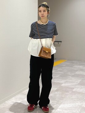 松原さん(レディース・153cm)の夏コーディネート