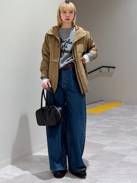 松原さん（レディース・153cm）の冬コーディネート