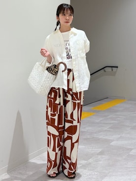 松原さん(レディース・153cm)の夏コーディネート