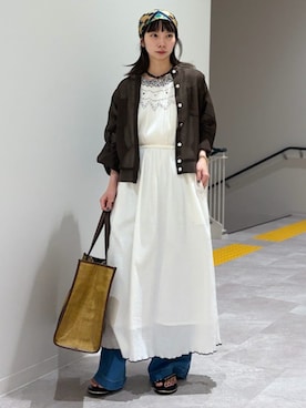 松原さん（レディース・153cm）の夏コーディネート