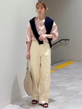 松原さん(レディース・153cm)の春コーディネート