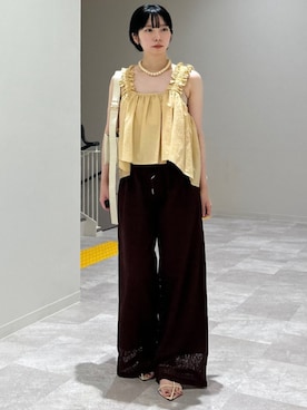 松原さん（レディース・153cm）の夏コーディネート