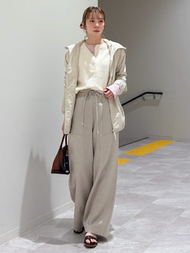 松原さん(レディース・153cm)の春コーディネート