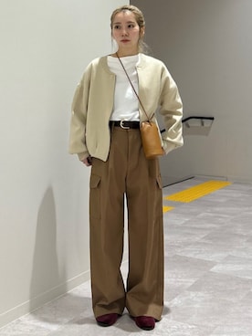 松原さん（レディース・153cm）の秋コーディネート