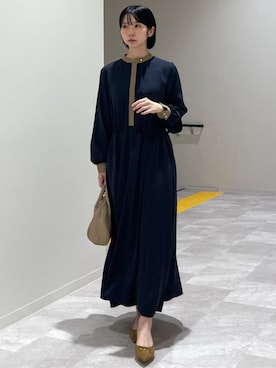 松原さん(レディース・153cm)の秋コーディネート