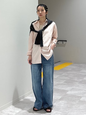 「SHIPS Days（シップスデイズ）のアイテム」を使った、松原さん（レディース・153cm）の夏コーディネート
