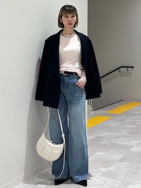 松原さん(レディース・153cm)の冬コーディネート
