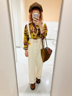 「アイテム（ローファー）」を使った、saayaaendoouさん（レディース・153cm・30代）の秋コーディネート
