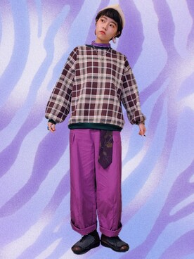 「Gozo（ゴソ）のアイテム」を使った、西瓜🍉さん（レディース・158cm）の春コーディネート