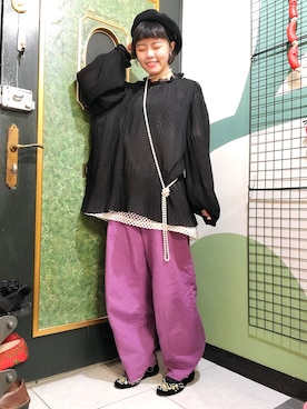 「Gozo（ゴソ）のアイテム」を使った、西瓜🍉さん（レディース・158cm）の夏コーディネート