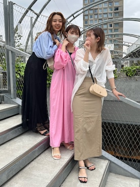 「ごきげんウィーク」｜「アイテム（その他シューズ）」を使った、NaNaMiさん（レディース・157cm）の春コーディネート