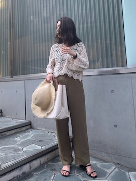 NaNaMiさん（レディース・157cm）の夏コーディネート