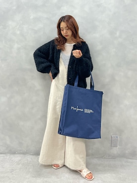 「natural couture（ナチュラルクチュール）のアイテム（オールインワン・サロペット）」を使った、NaNaMiさん（レディース・157cm）の秋コーディネート