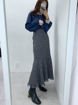 NaNaMiさん（レディース・157cm）の冬コーディネート