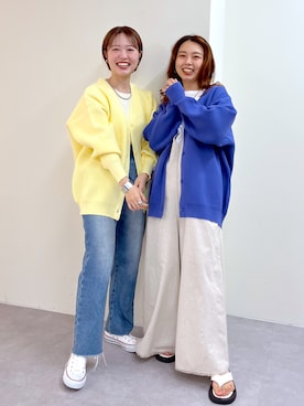 「natural couture（ナチュラルクチュール）のアイテム（オールインワン・サロペット）」を使った、NaNaMiさん（レディース・157cm）の夏コーディネート