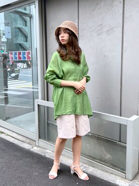 NaNaMiさん（レディース・157cm）の夏コーディネート