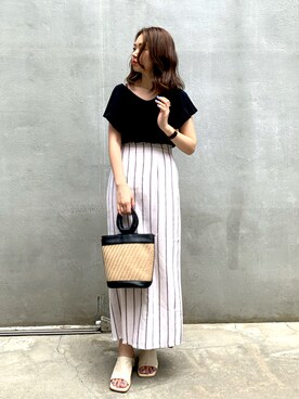 NaNaMiさん(レディース・157cm)の夏コーディネート