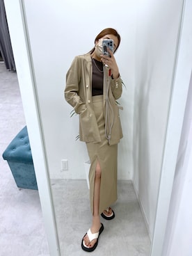 NaNaMiさん（レディース・157cm）の春コーディネート