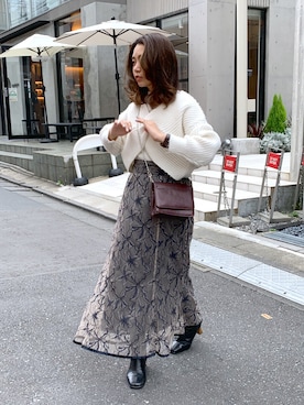 NaNaMiさん（レディース・157cm）の秋コーディネート