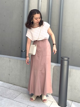 NaNaMiさん（レディース・157cm）の夏コーディネート