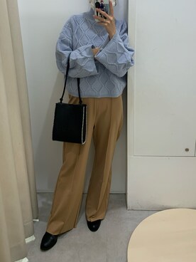 NaNaMiさん（レディース・157cm）の秋コーディネート