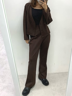 NaNaMiさん（レディース・157cm）の秋コーディネート