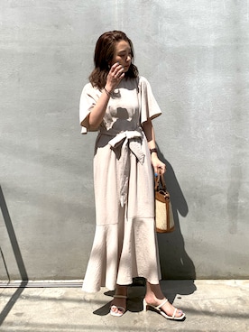 NaNaMiさん（レディース・157cm）の夏コーディネート