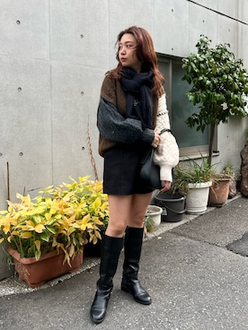 NaNaMiさん（レディース・157cm）の秋コーディネート