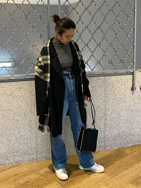 NaNaMiさん（レディース・157cm）の冬コーディネート