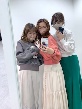 NaNaMiさん（レディース・157cm）の冬コーディネート