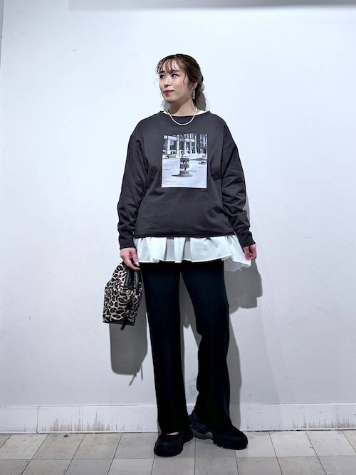 セール】乾きやすいミニ裏毛プリントプルオーバー/580943